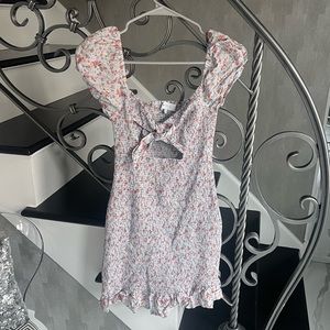 Light Blue Floral Dress